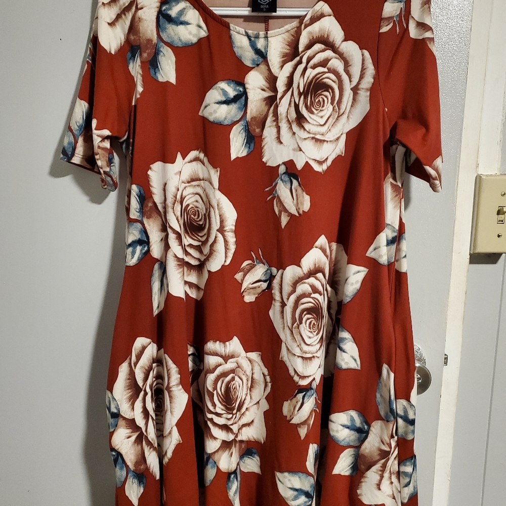 Agnes & Dora Floral Swing EUC
